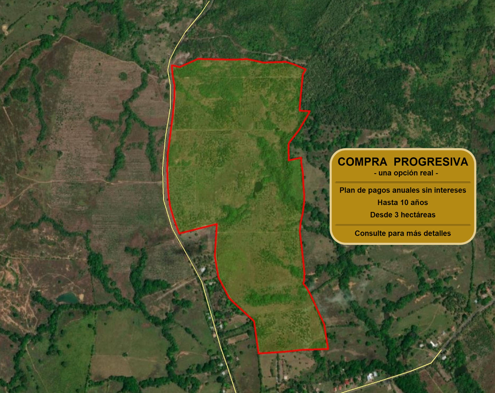 Imagen 5 – vista satelital con aviso de Compra Progresiva